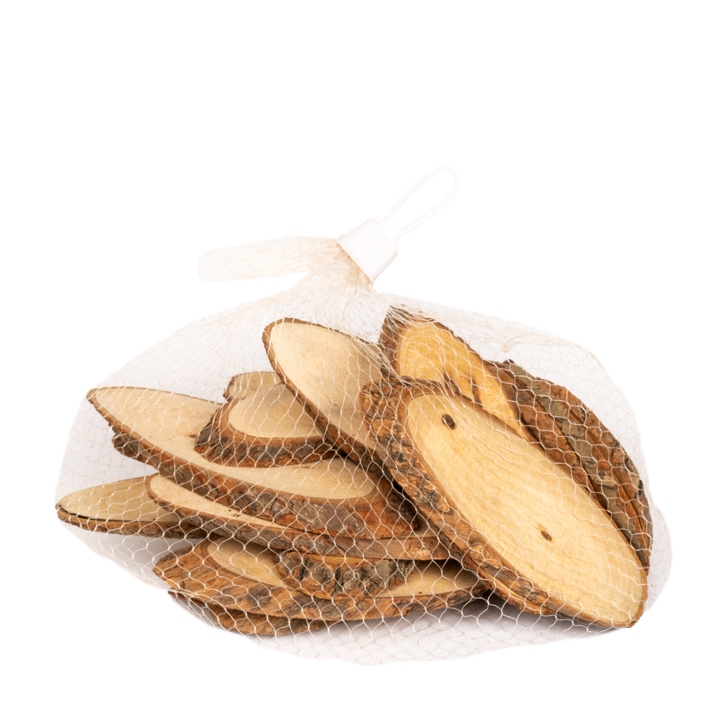 Wooden slices, 15pcs